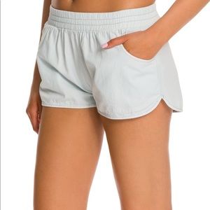 MIKNKPINK Chambray Jogger shorts